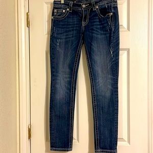 Miss Me Signature Skinny Jean with design on back pockets